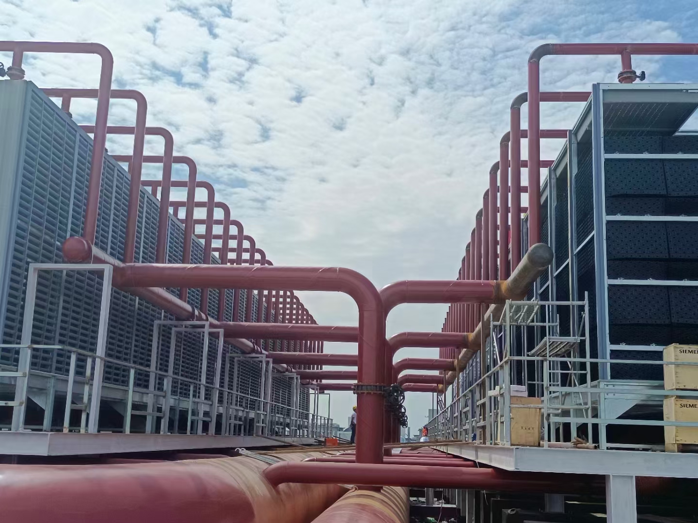 <strong>工業(yè)冷卻塔填料堵?lián)Q</strong>