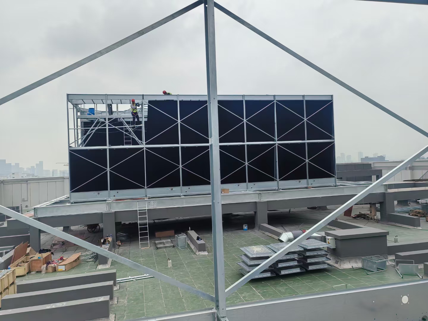 <strong>工業冷卻塔填料承載</strong>